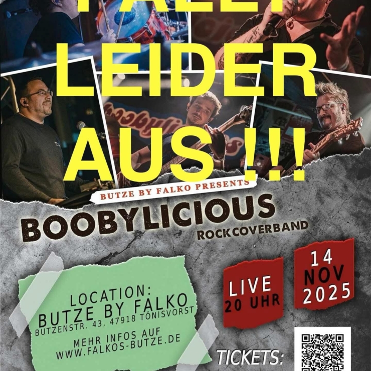 Boobylicious – Rockcover