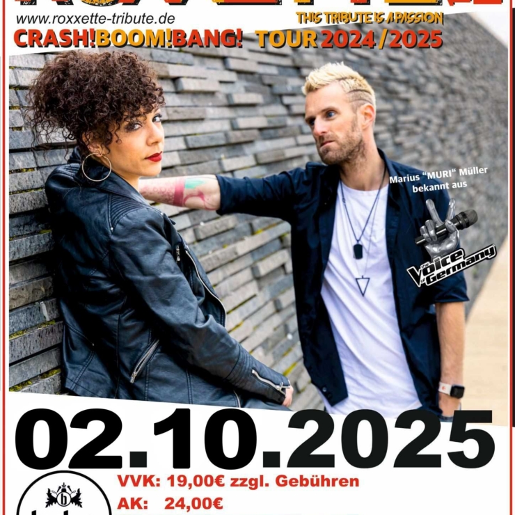 ROXXETTE 100% LIVE – Crash! Boom! Bang! Tour