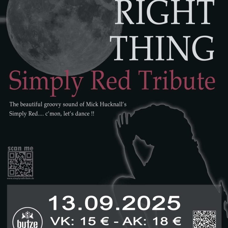 „THE RIGHT THING“ – Das Simply Red Tribute