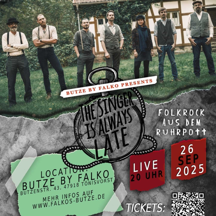 The Singer Is Always Late – Folkrock aus dem Ruhrgebiet